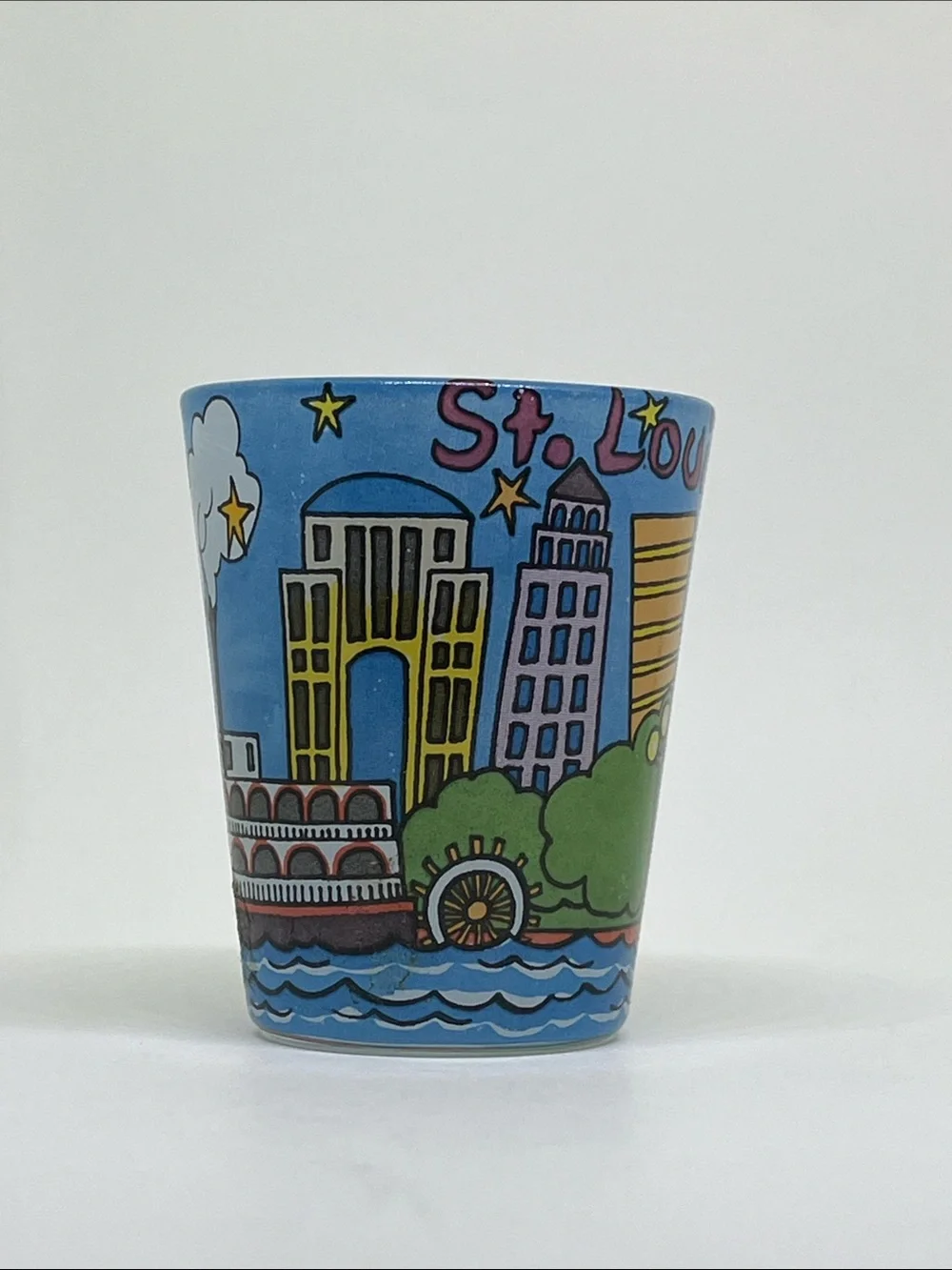 Blue St. Louis Souvenir Shot Glass